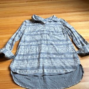 1/4 button down shirt